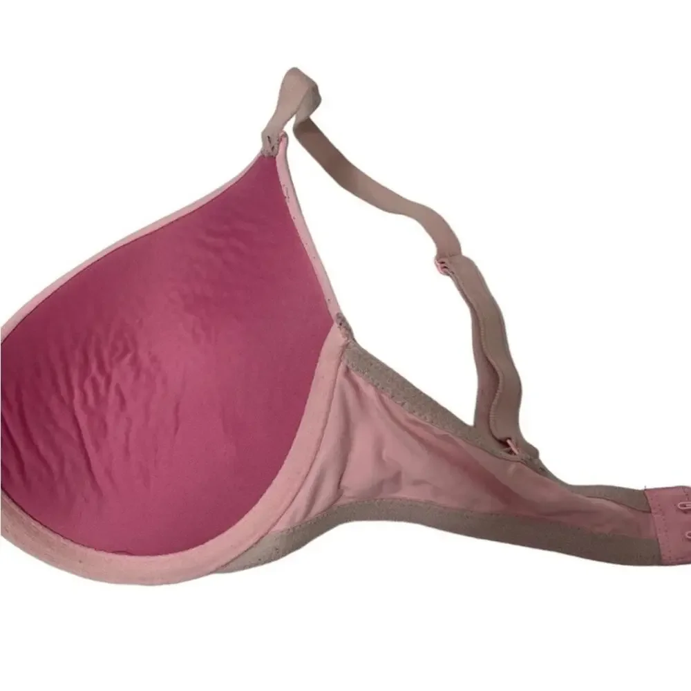 Victoria's Secret Pink Wear Everywhere Push Up Bra Y2k Size 32D Mcbling Barbie